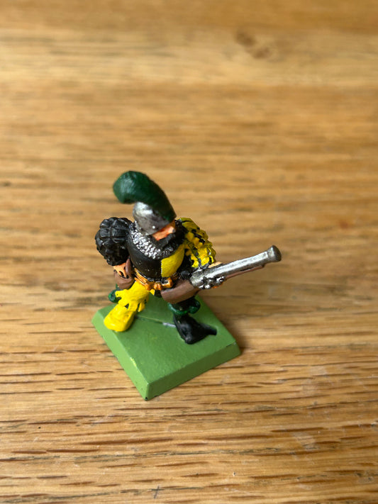 Warhammer fantasy old world empire hand gunner metal early 90’s handgunner