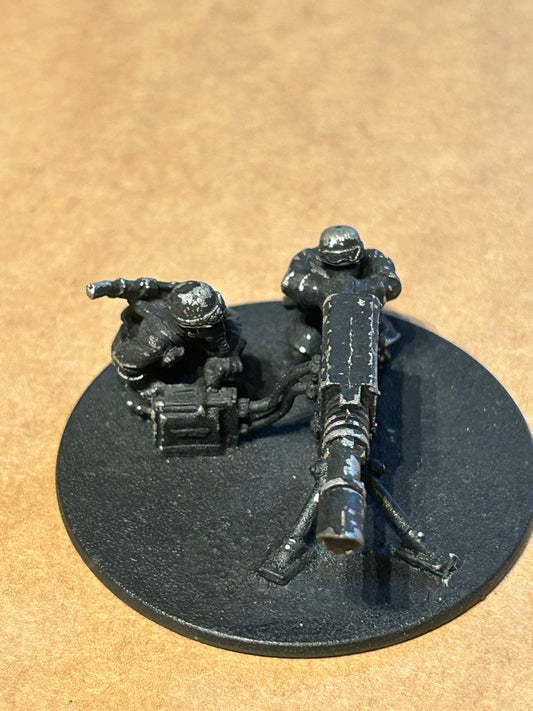 Citadel Warhammer classic 40K Imperial Guard Steel Legion lascannon team