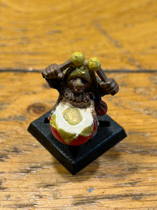 Imperial Dwarf Command Group Glumm Musician D5 Drummer Citadel Metal 80s