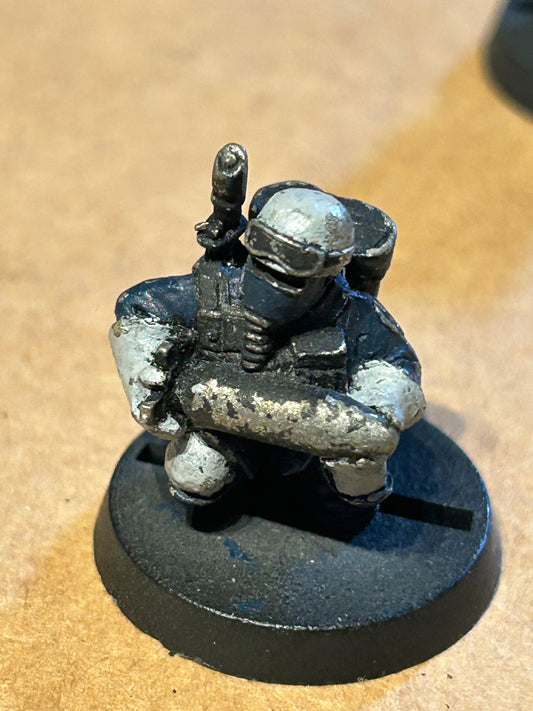 Citadel Warhammer classic 40K Imperial Guard Steel Legion missile loader