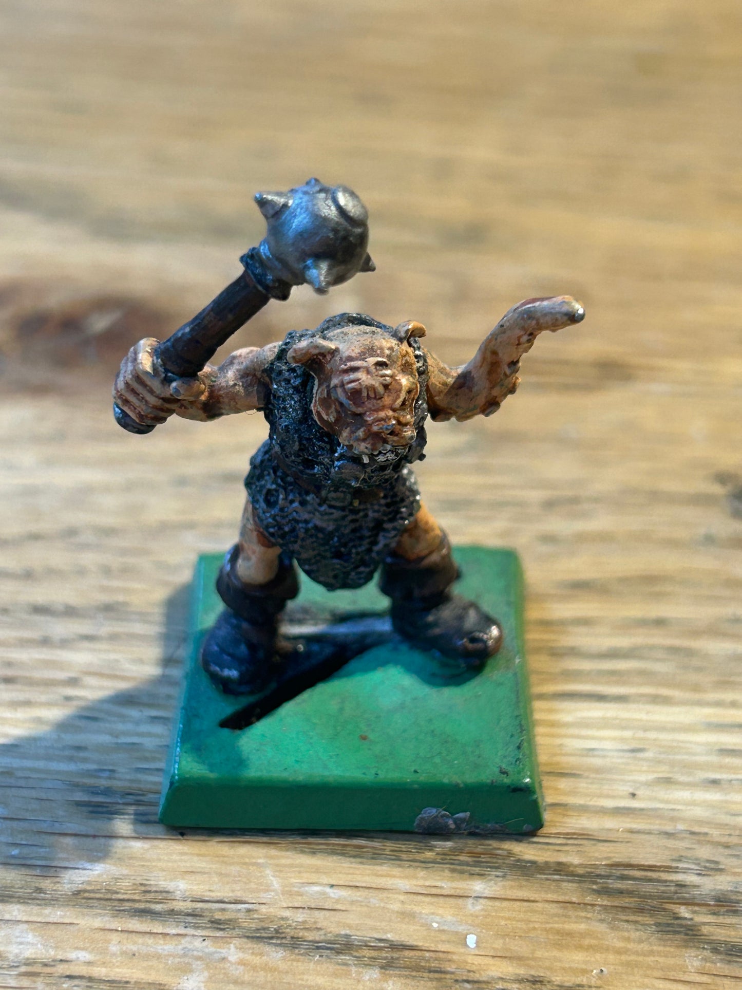 Warhammer Realm Of Chaos Beastman Khorne Mace Jes Goodwin Dog Metal Citadel