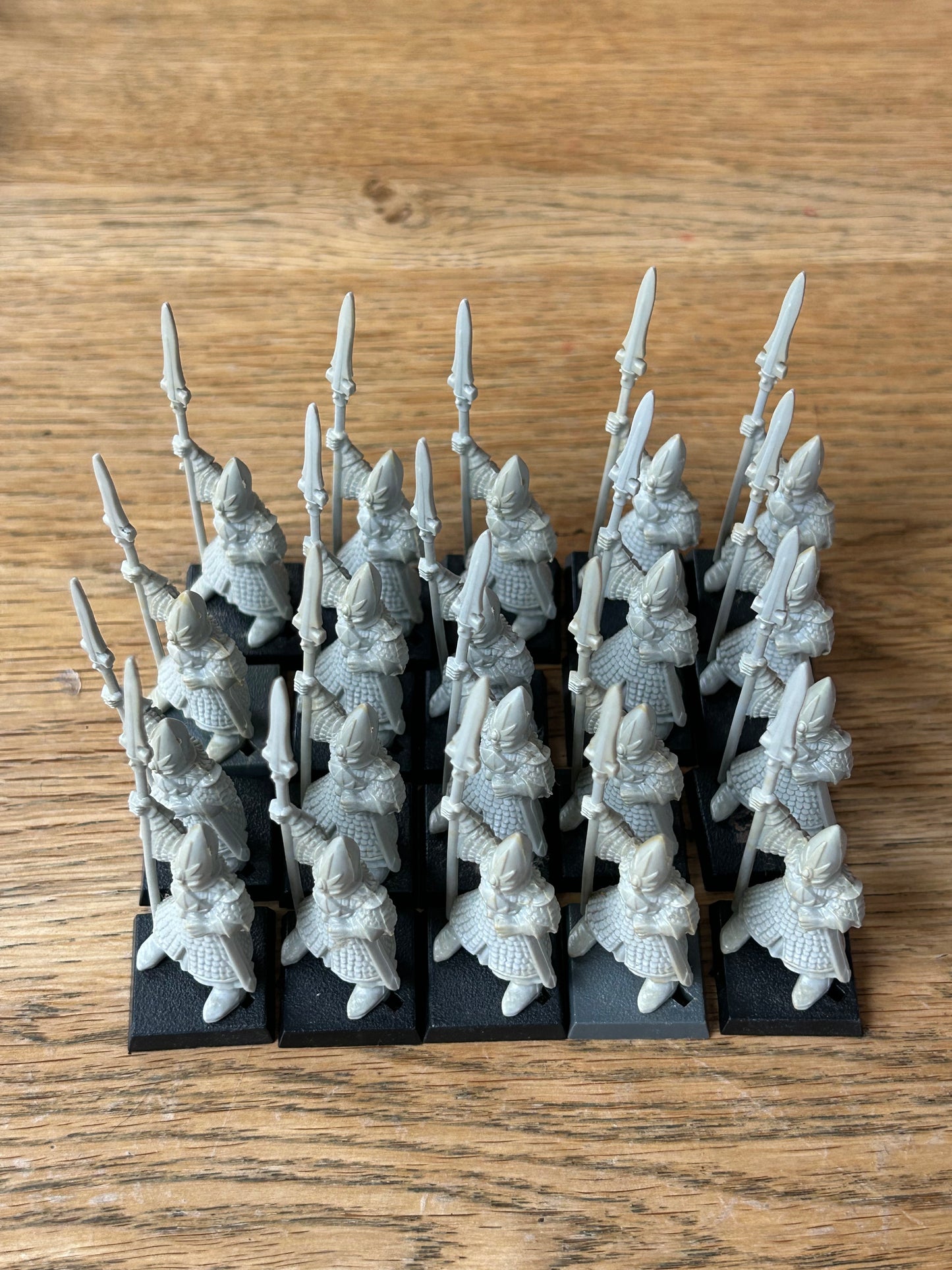 High Elf 4th edition warhammer fantasy spearmen x20