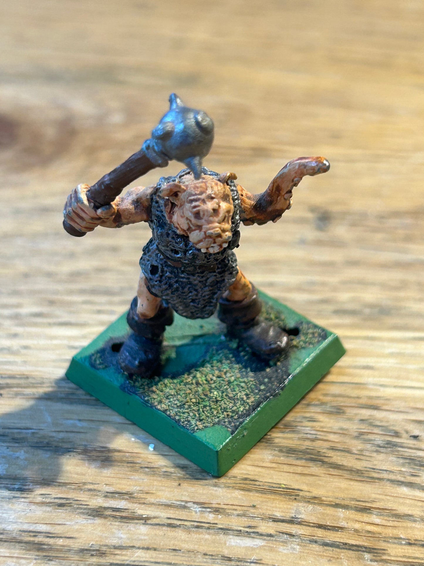 Warhammer Realm Of Chaos Beastman Khorne Mace Jes Goodwin Dog Metal Citadel