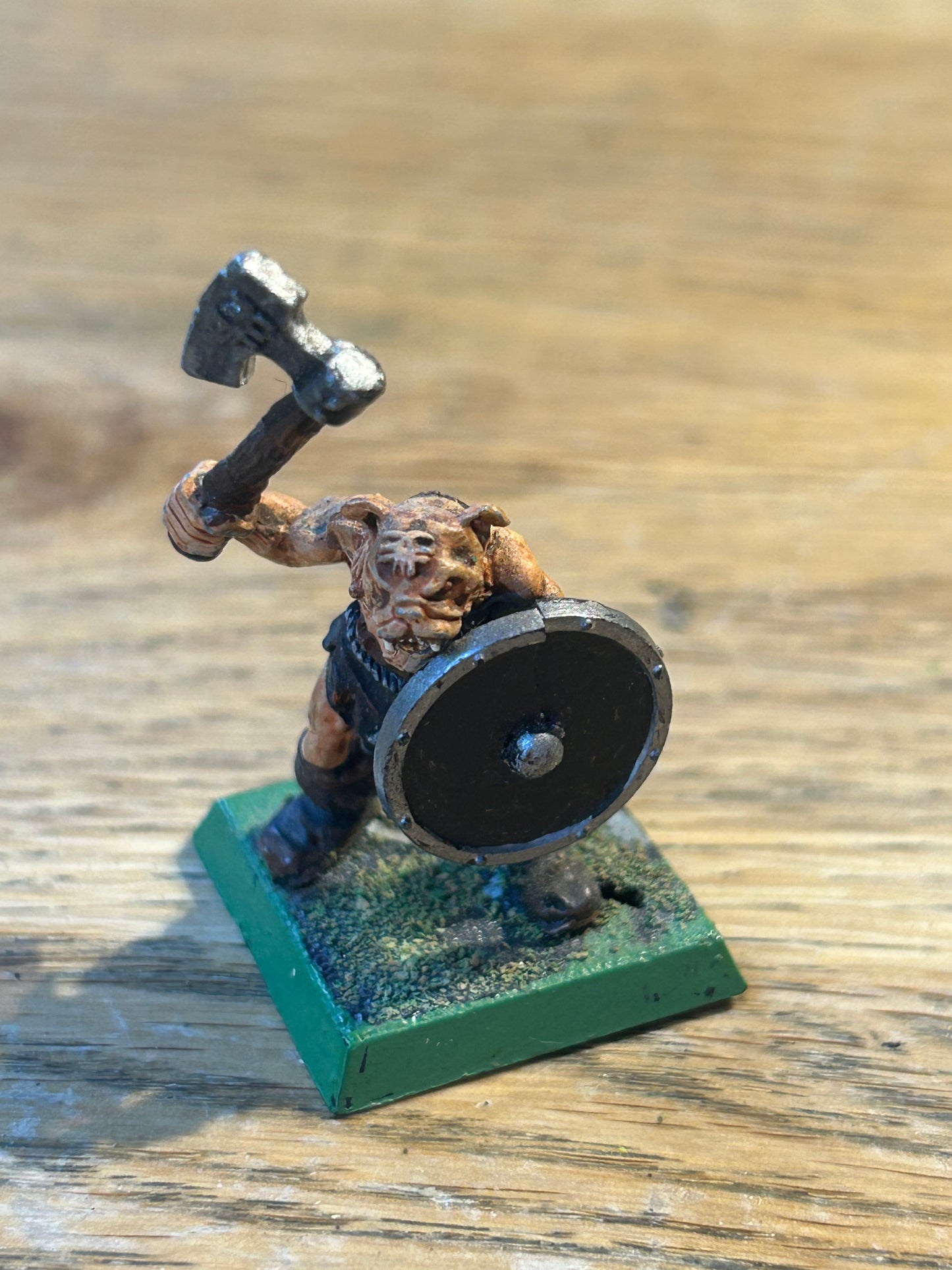 Warhammer Realm Of Chaos Beastman Khorne axe Jes Goodwin Dog Metal Citadel