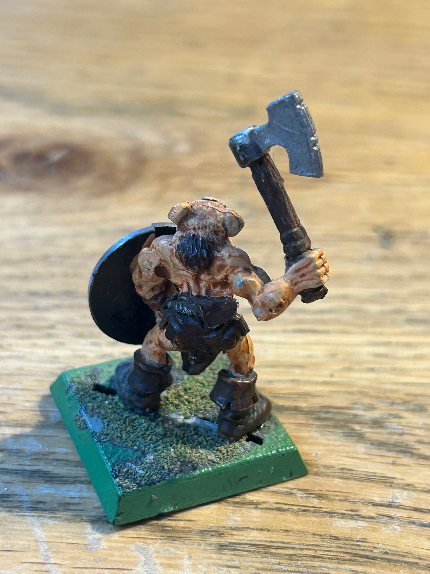 Warhammer Realm Of Chaos Beastman Khorne axe Jes Goodwin Dog Metal Citadel