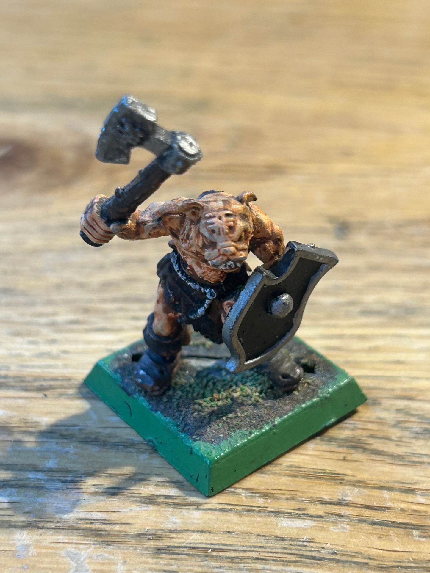 Warhammer Realm Of Chaos Beastman Khorne axe Jes Goodwin Dog Metal Citadel