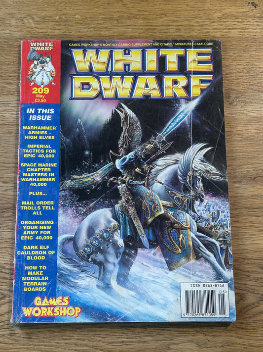 White dwarf issue 209 (includes cards)