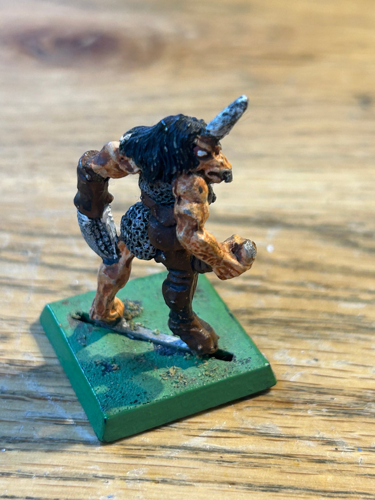 Warhammer Fantasy Old World Beasts Of chaos Slaanesh Beastman Claw Metal (missing the scepter)