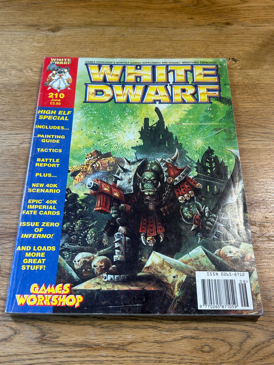White dwarf issue 210 (includes cards)