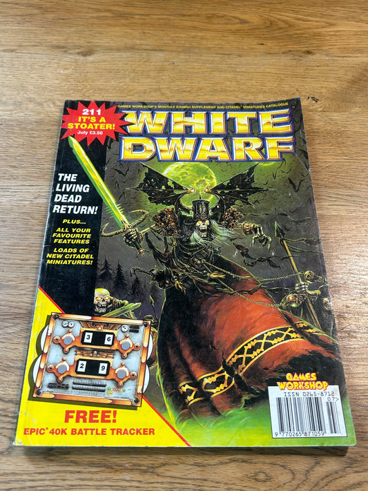 White dwarf issue 211 (includes card insert)