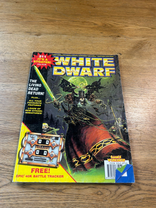White dwarf issue 211 (includes card insert)