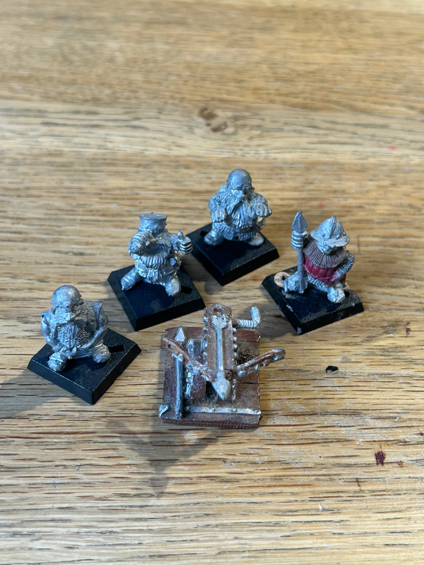 DWARF 4362 bolt thrower with all 4 crew Dwarfs  Army Warhammer fantasy