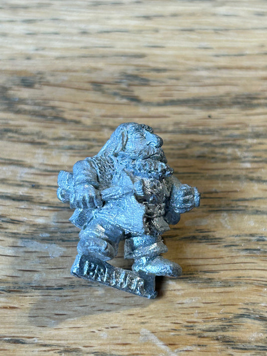 Warhammer fantasy dwarfs bugman’s rangers dwarf trooper (metal has darkened a bit)