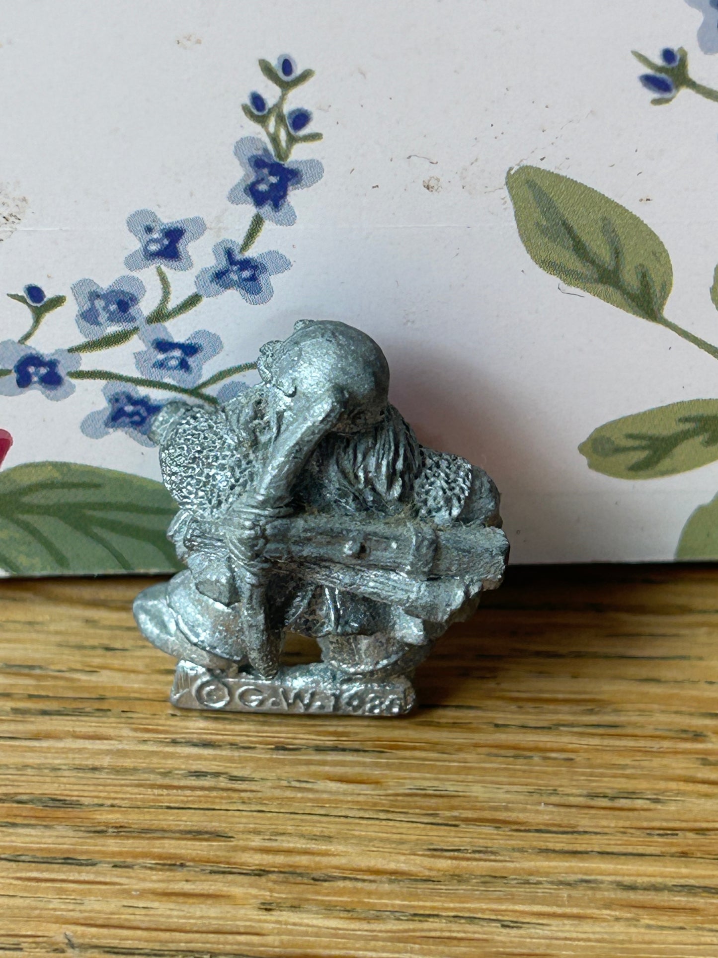 Warhammer fantasy dwarfs bugman’s rangers dwarf trooper (metal has darkened a bit)