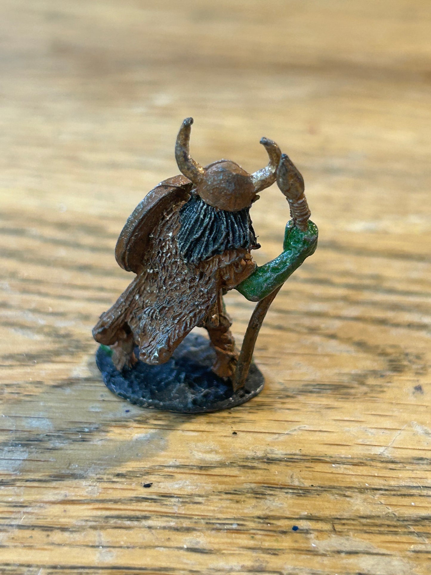 Citadel -  Preslotta - Warhammer fantasy  - C36  - Class Hobgoblin warrior with spear and shield - 1984
