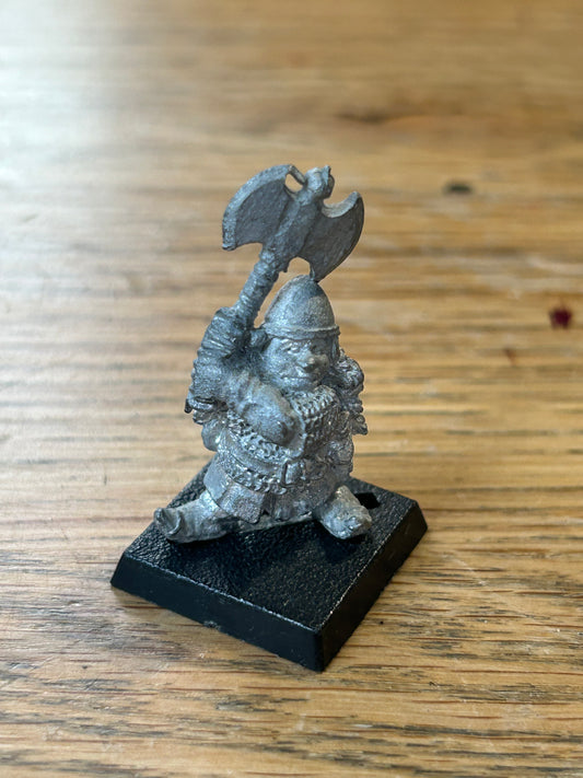 D4 Dwarf Adventurer Metal OOP 1985 Warhammer Fantasy Dimgol Female