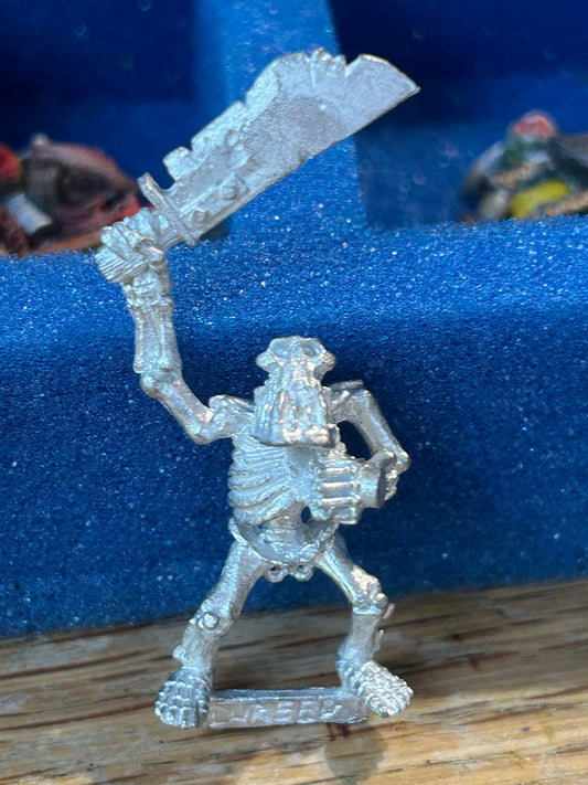 Vintage Warhammer Dogs of War Cursed Company 'Orc' Skeleton Metal