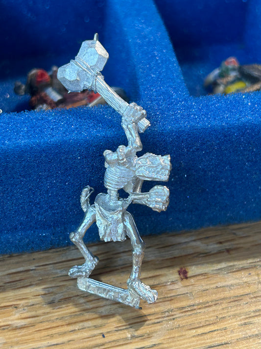 Vintage Warhammer Dogs of War Cursed Company 'Saurus' Skeleton Metal