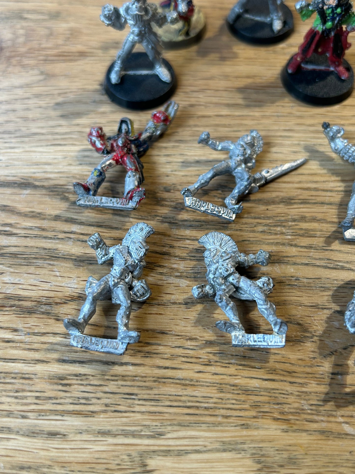 Warhammer 40k rogue trader 10 c broken eldar harlequins (weapons removed, I think they turned them into a Bloodbowl team)