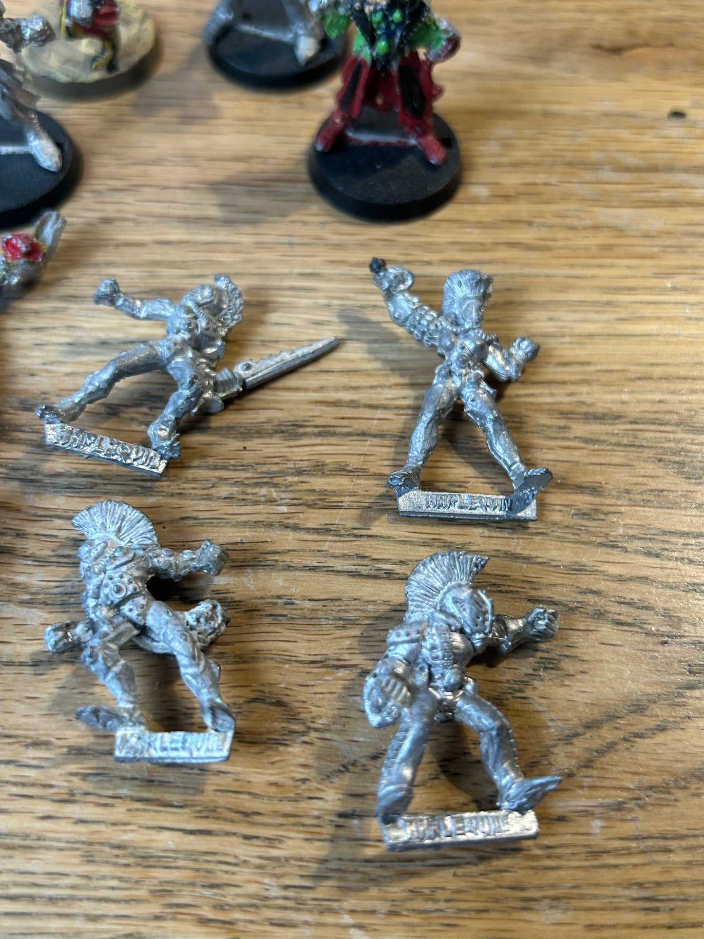 Warhammer 40k rogue trader 10 c broken eldar harlequins (weapons removed, I think they turned them into a Bloodbowl team)
