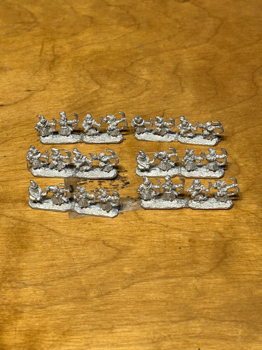 Warmaster 10mm - Kislev - Kislev Bowmen - Metal OOP - Games Workshop 3 bases worth (bases not included, unless I manage to find them)