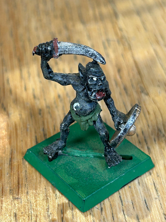 Citadel Warhammer fantasy classic 80s C15 Orc Gobstob