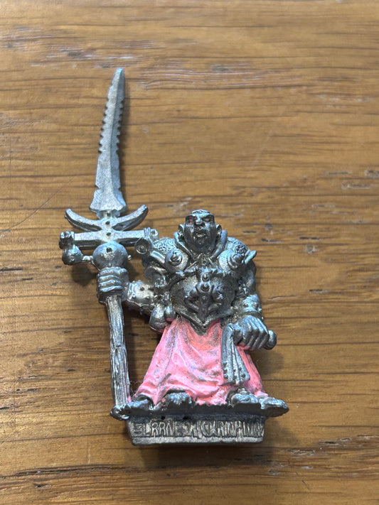 Chaos Champion of Slaanesh with Polearm Citadel Oldhammer Metal Miniature OOP