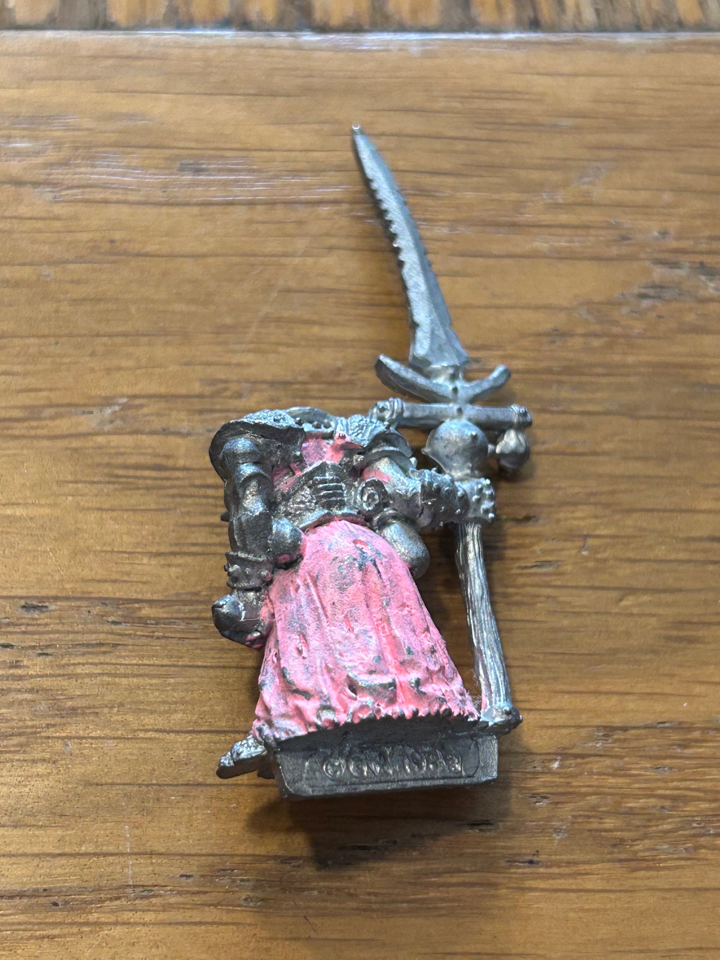 Chaos Champion of Slaanesh with Polearm Citadel Oldhammer Metal Miniature OOP