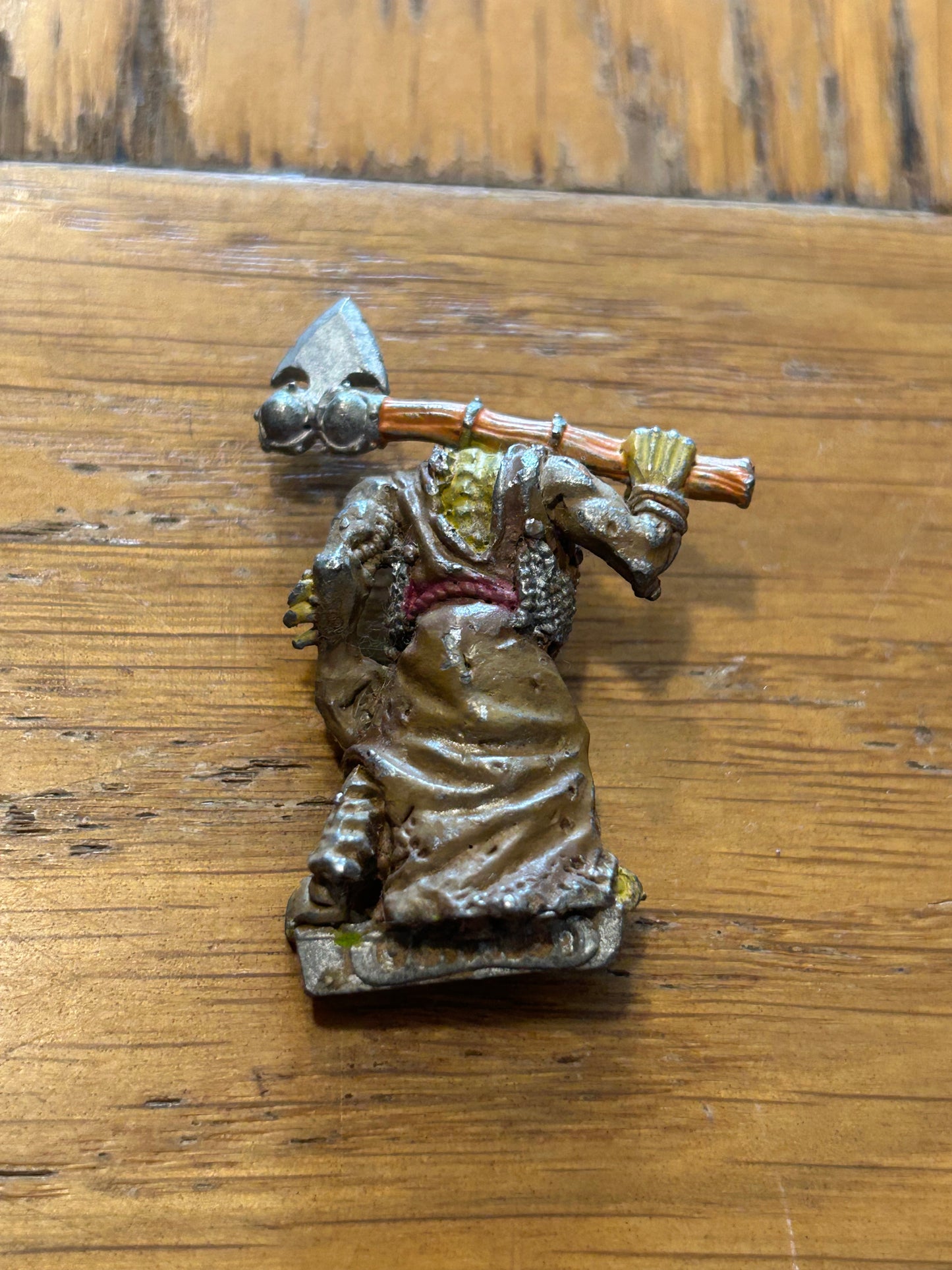 Citadel Warhammer classic 1988 Chaos Champion of Nurgle Fly Mutation with Axe