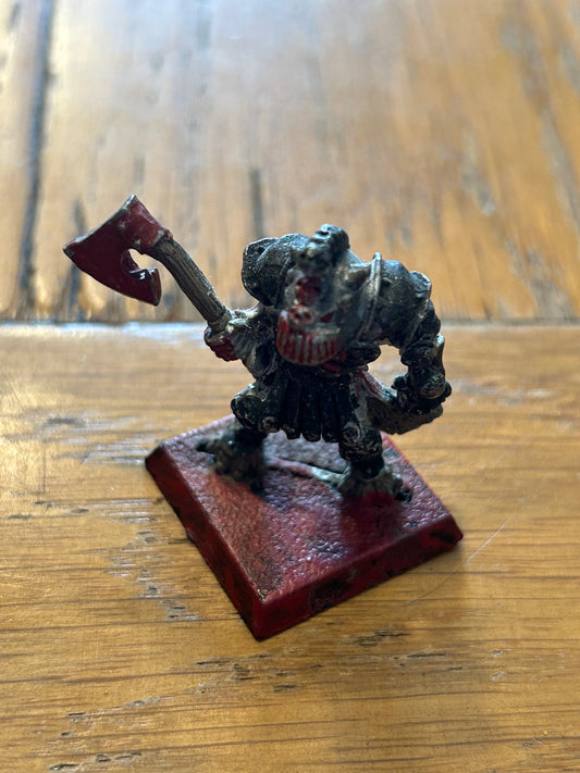 022017 CHAOS BEASTMAN of Khorne CITADEL WARHAMMER FANTASY THE OLD WORLD WFB Rare warhammer fantasy