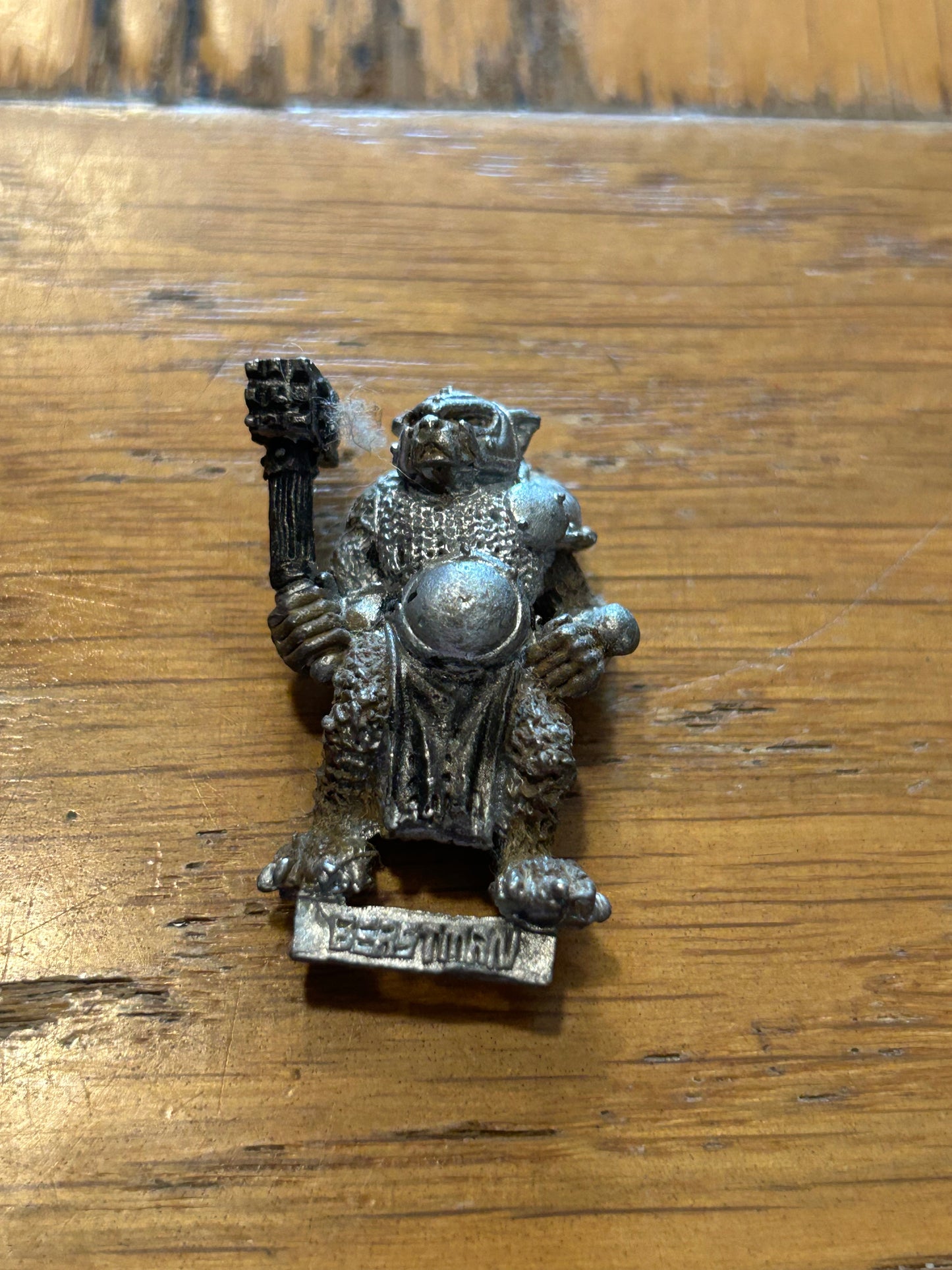 Beastman of Khorne Khorngor with mace 0220 Metal Citadel Realms of Chaos warhammer fantasy