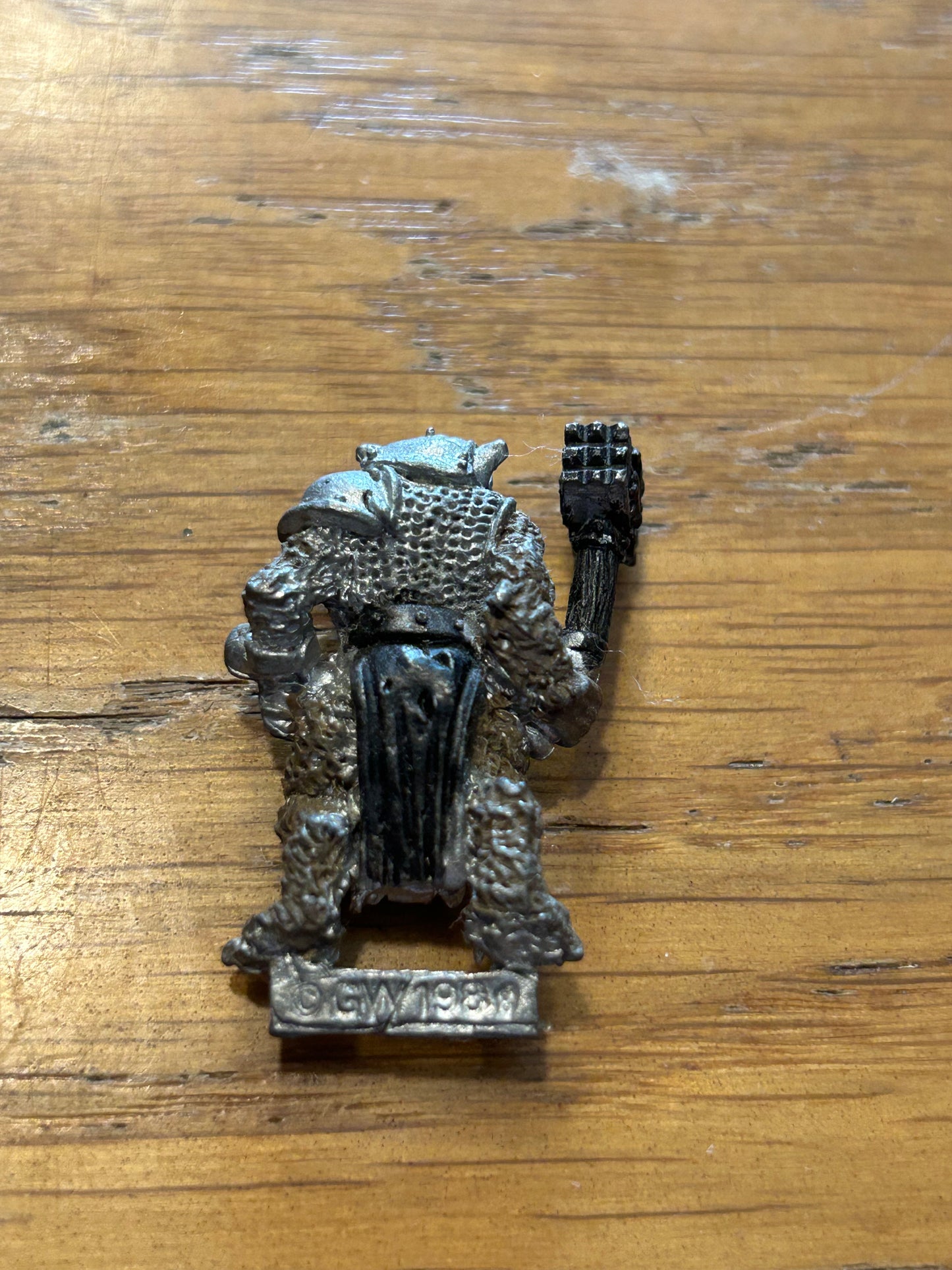 Beastman of Khorne Khorngor with mace 0220 Metal Citadel Realms of Chaos warhammer fantasy