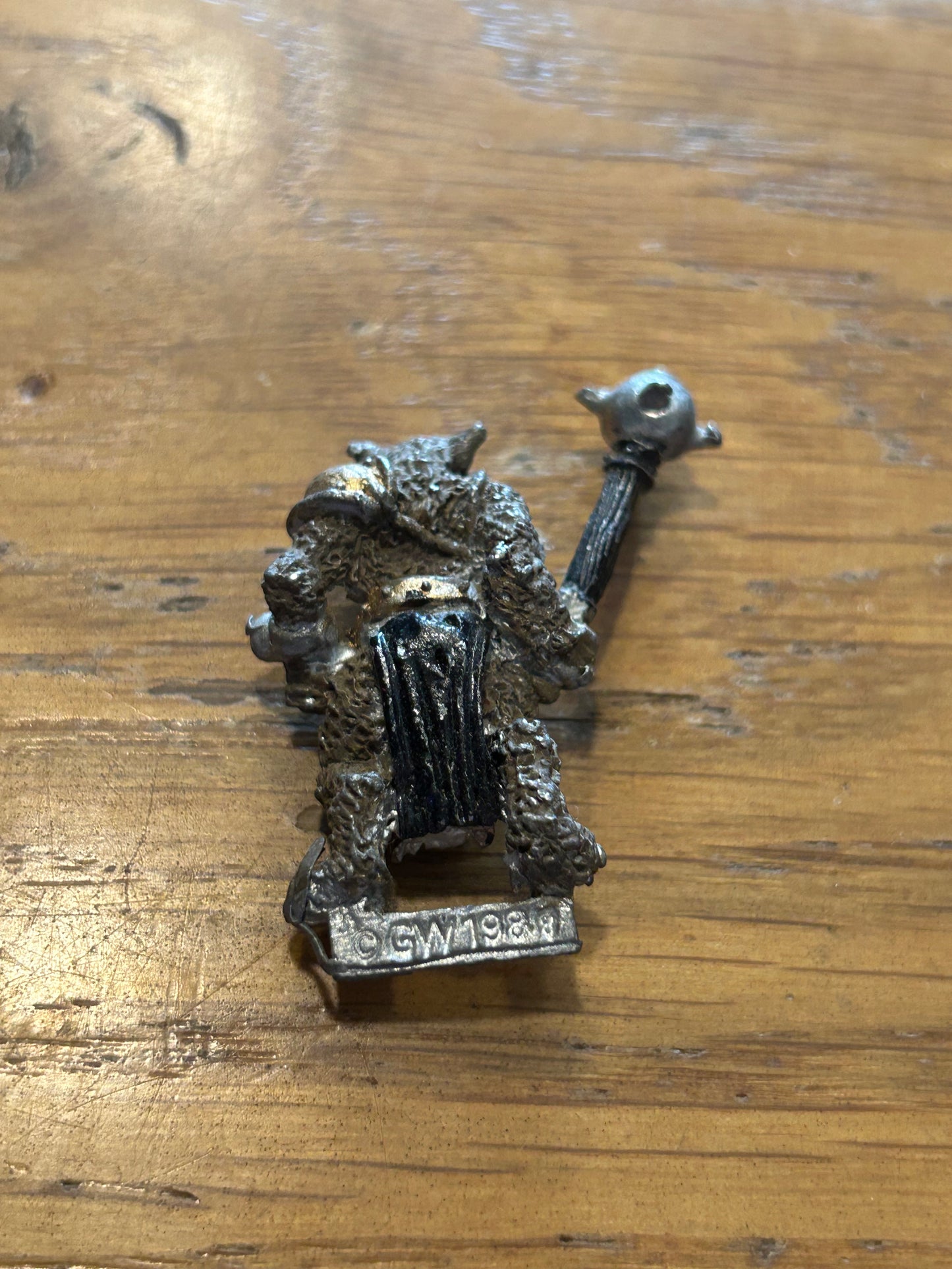 Beastman of Khorne Khorngor with mace 0220 Metal Citadel Realms of Chaos warhammer fantasy