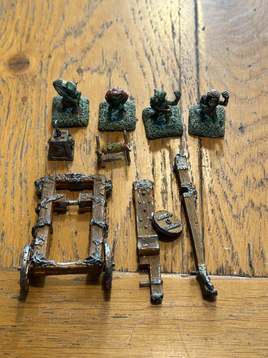 CITADEL MD2 Skull Crusher Goblin Trebuchet Machineries of Destruction crew warhammer fantasy