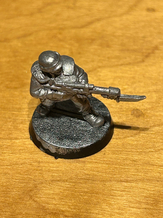 The Warhammer 40k imperial guard cadian trooper