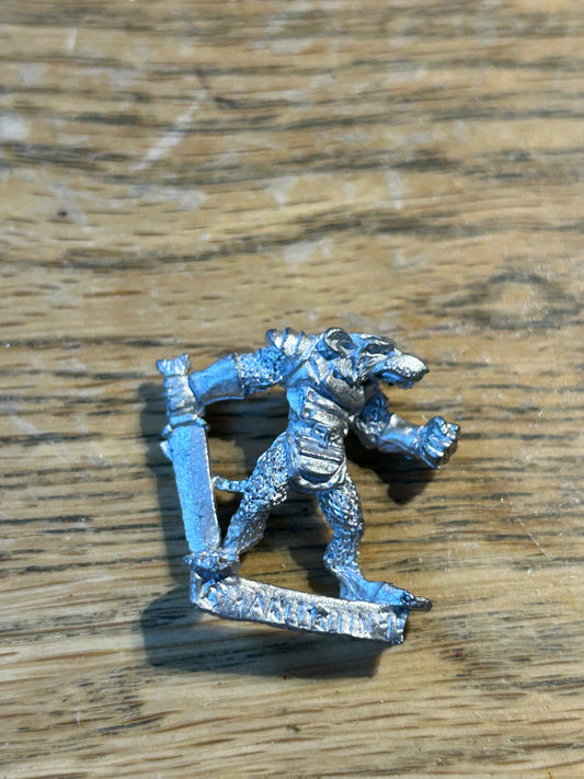 Harlequin miniatures ver’men Ver’clan Zahranian warrior  proxy skaven