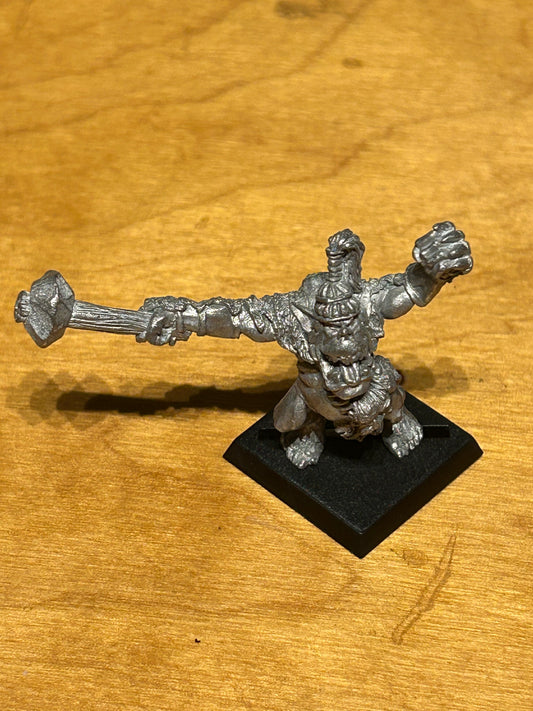 SAVAGE ORC CHIEF Metal Orcs Army Boss Warhammer fantasy 1990s
