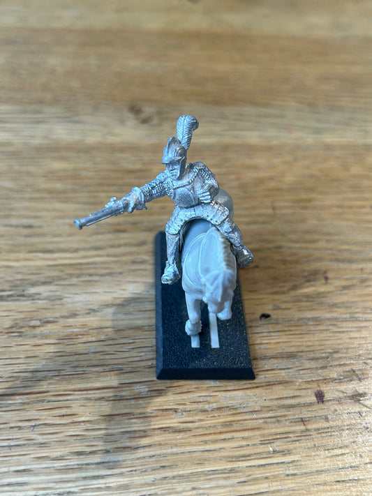 Pistolier Outrider The Empire Citadel Warhammer Fantasy Old World Metal Rider and horse