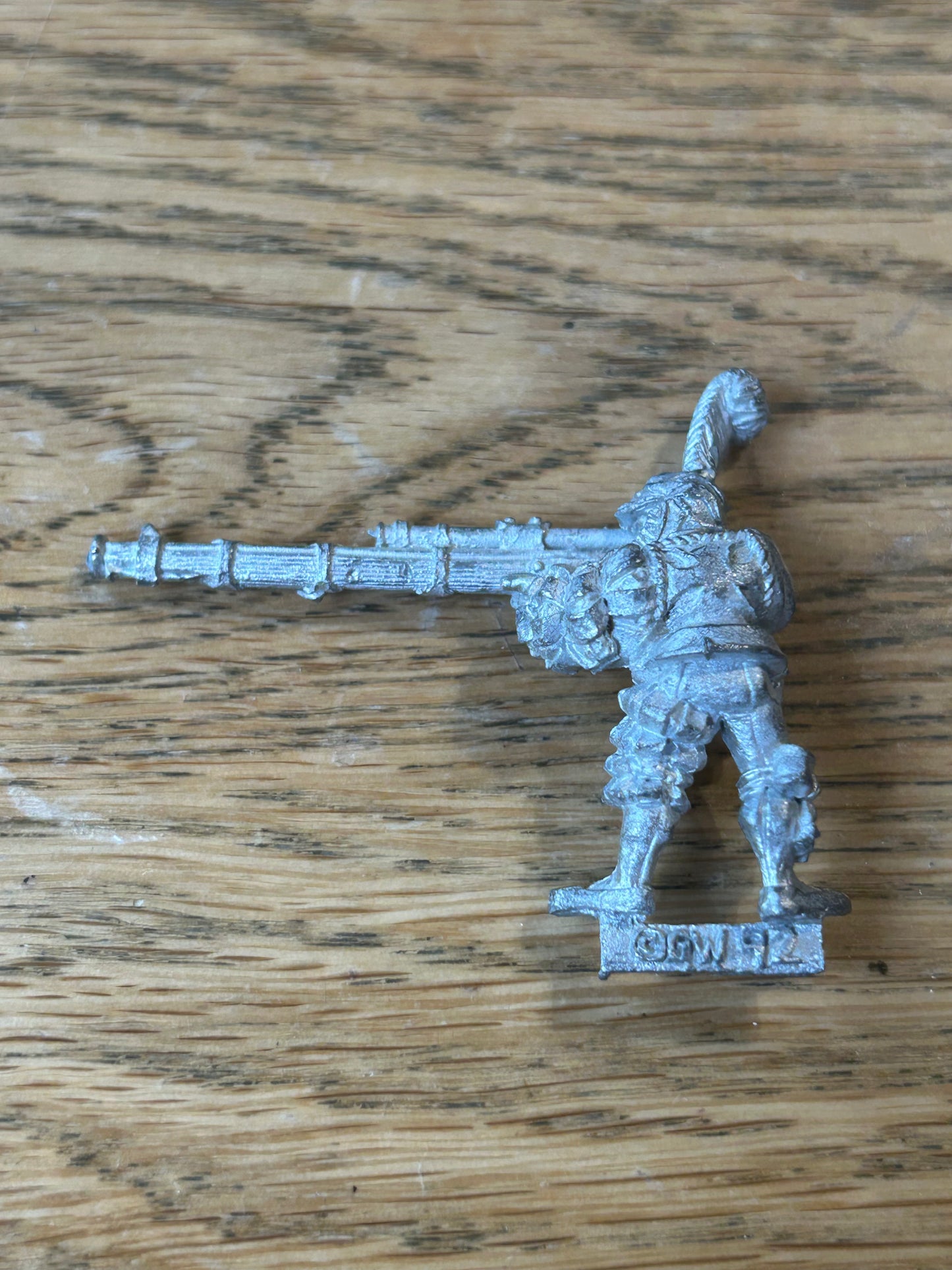 Warhammer fantasy War Wagon Crewmember With Hochland Long Rifle Metal Empire Old World