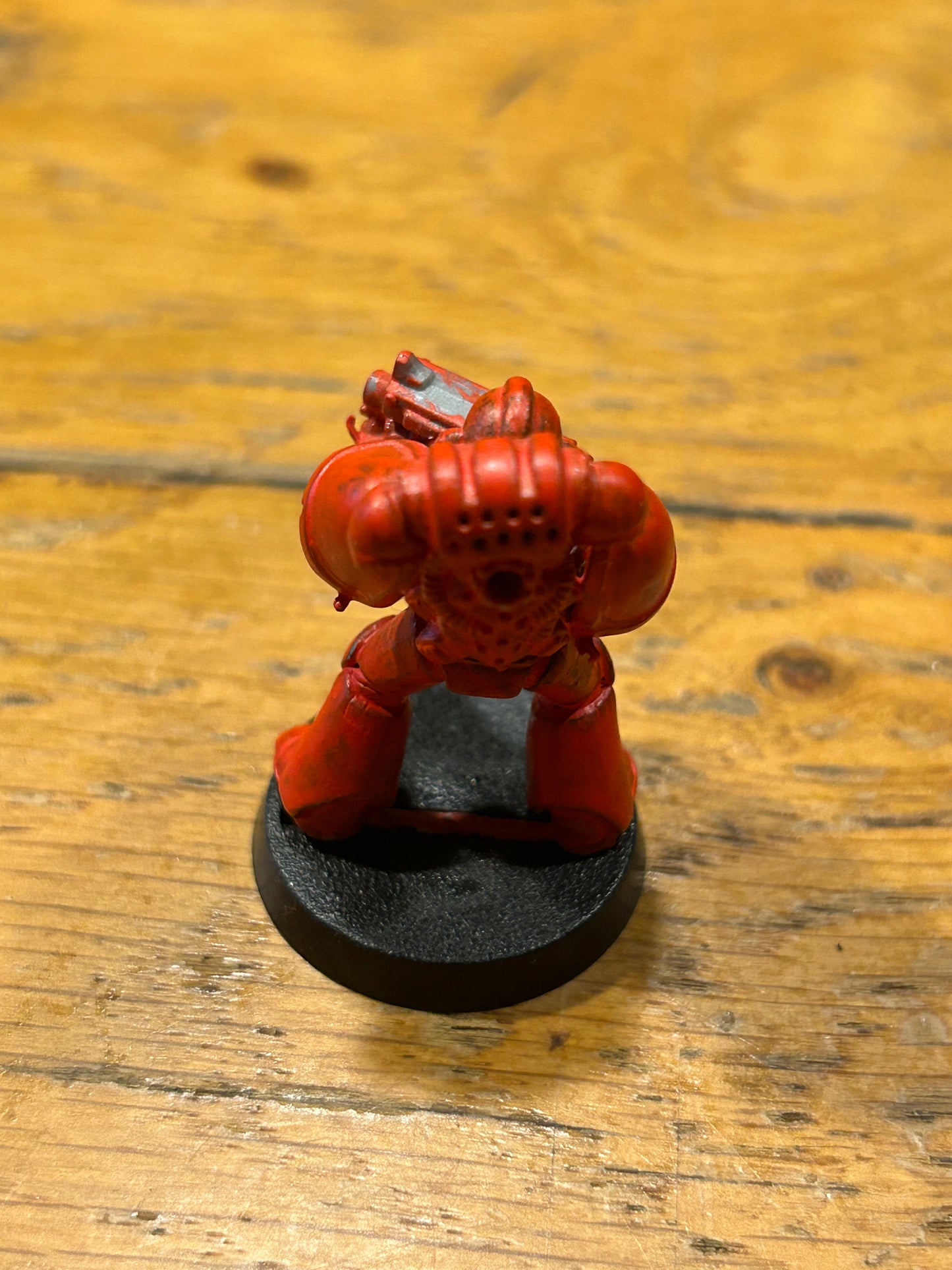 Warhammer 40k second edition metal tactical marine with plastic arms and backpack