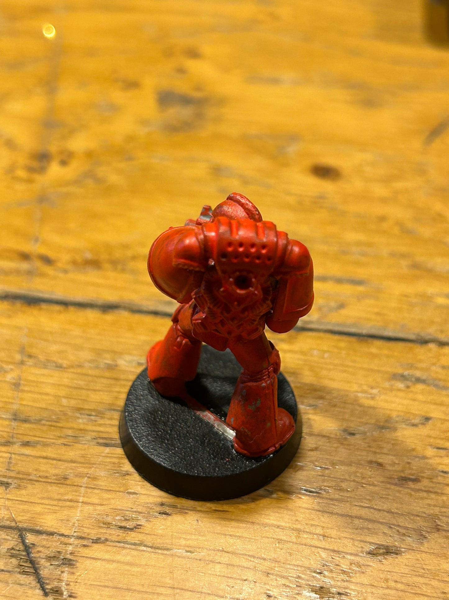 Warhammer 40k second edition metal tactical marine with plastic arms and backpack