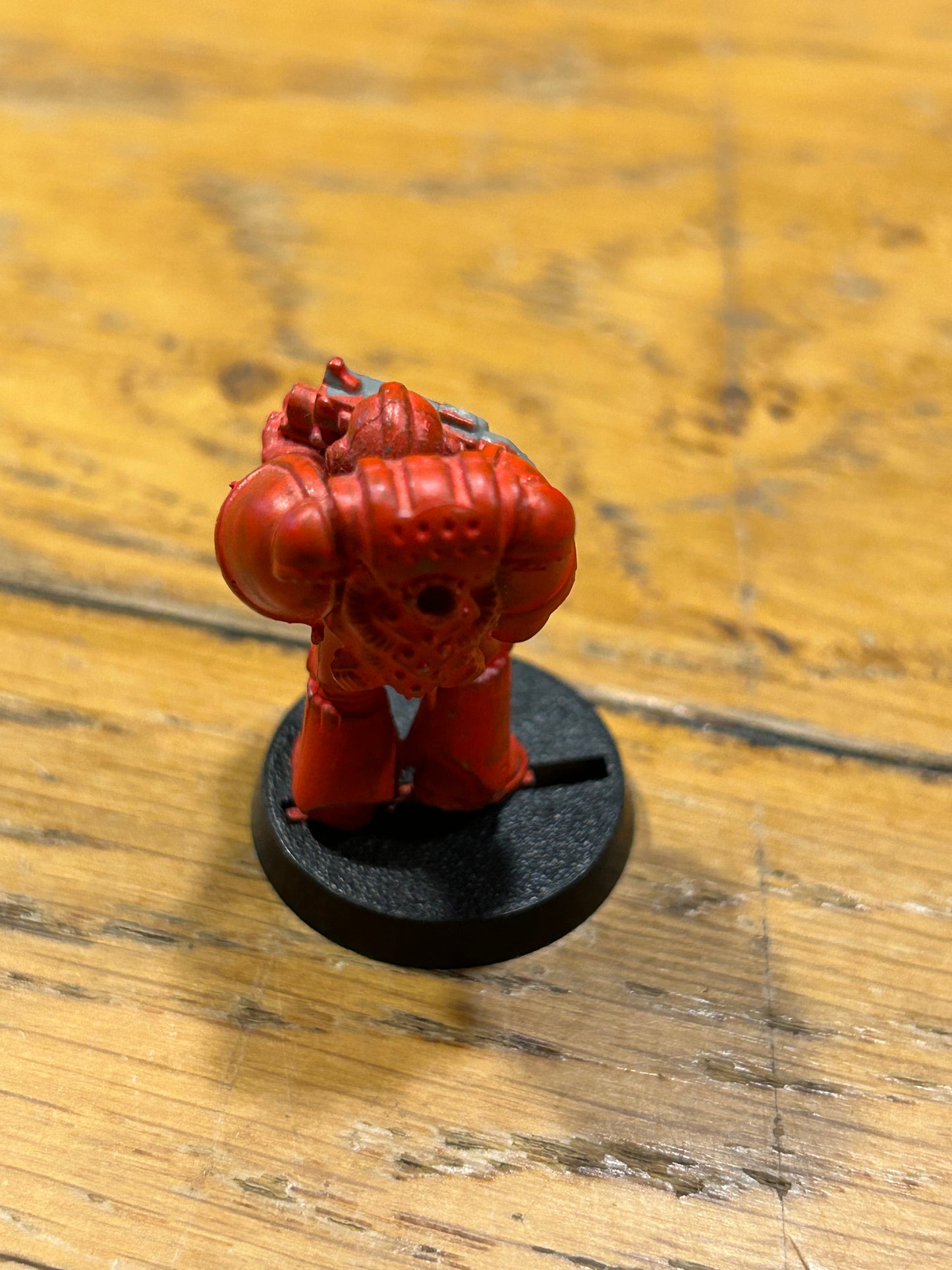 Warhammer 40k second edition metal tactical marine with plastic arms and backpack