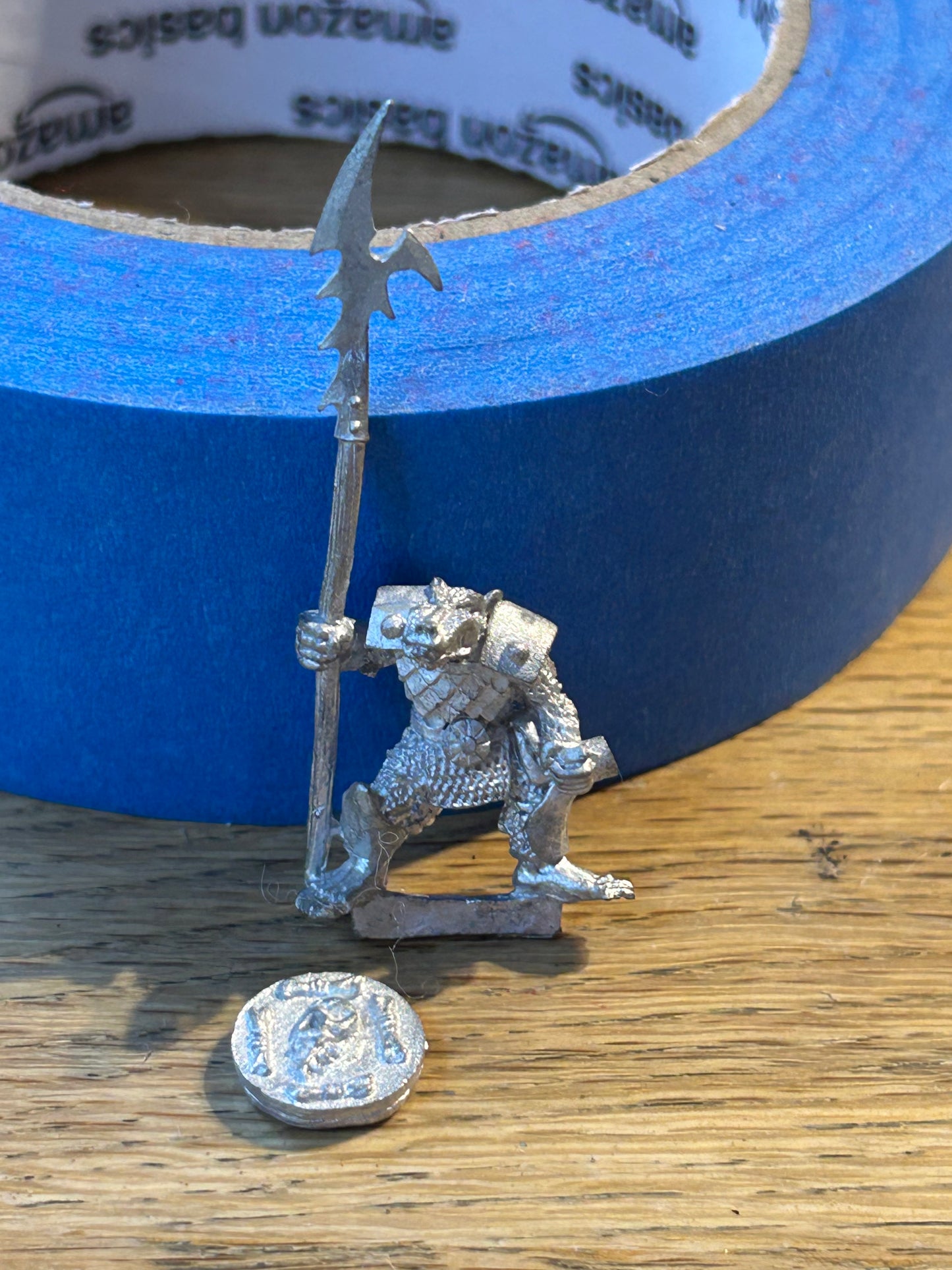 Harlequin miniatures ver’men Ver’clan nest warrior (with shield)  proxy skaven