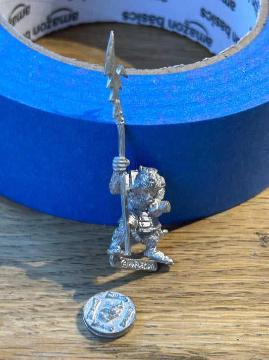 Harlequin miniatures ver’men Ver’clan nest warrior (with shield)  proxy skaven