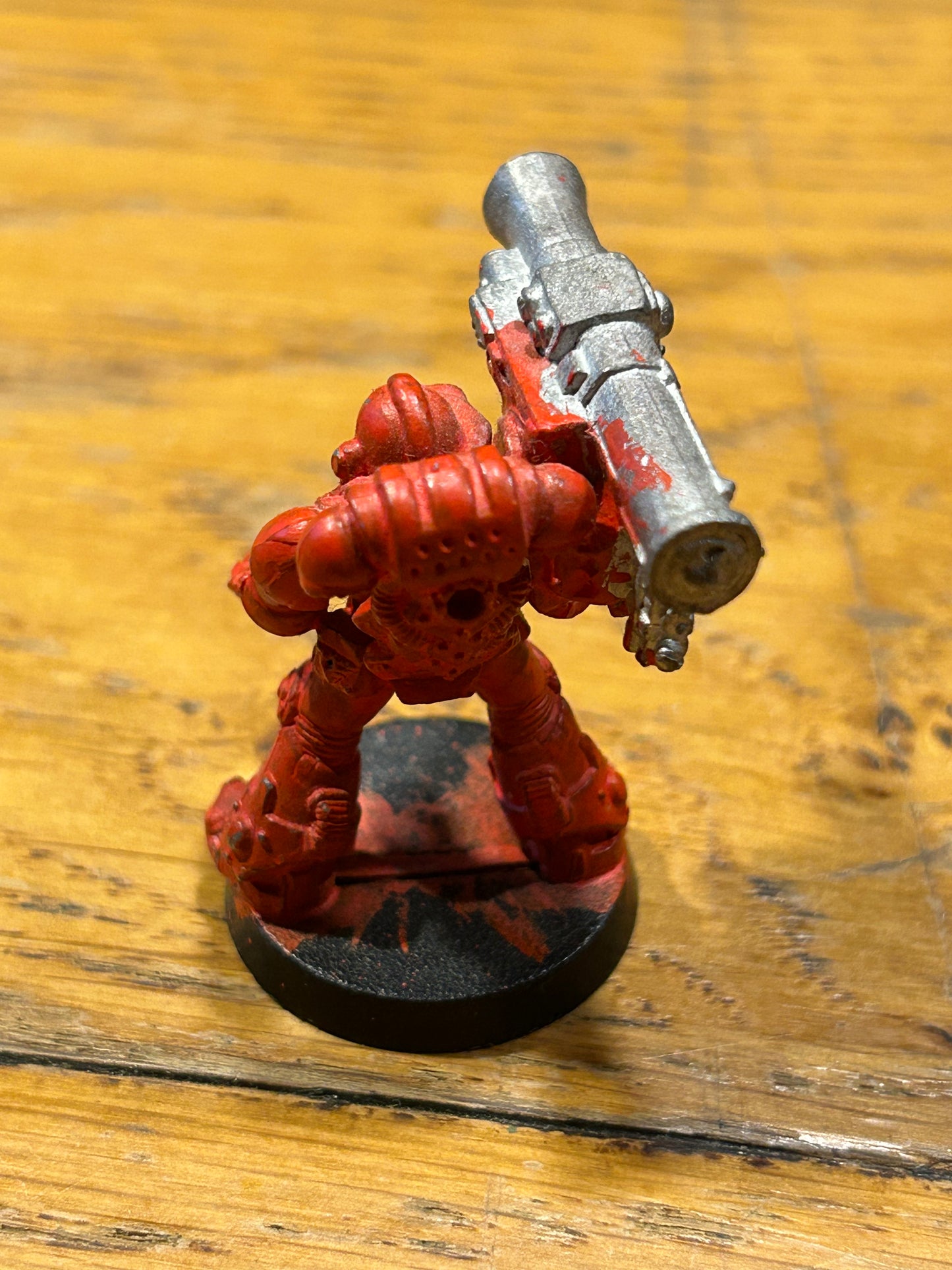 Warhammer 40k space marine tactical marine heavy with missile launcher metal