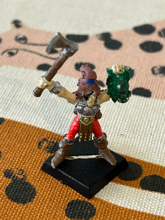 Wood Elf Champion Irbic The Headtaker Warhammer 1980s Citadel ELF5 0404 Command
