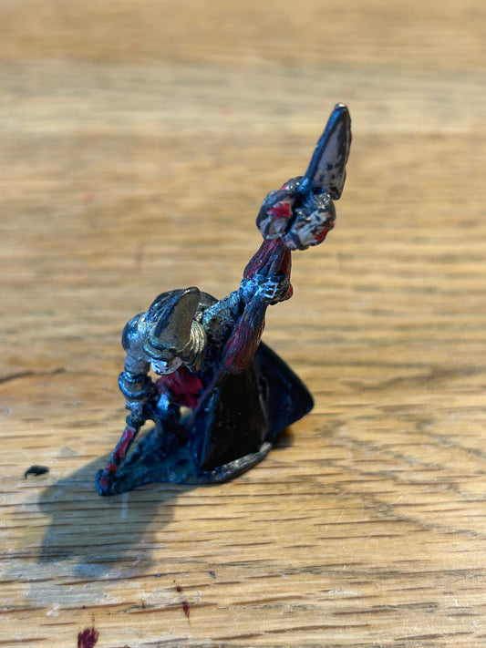 Warhammer Fantasy Citadel C35 Knights Of Chaos Trophy Head Staff 1984 Pre Slotta