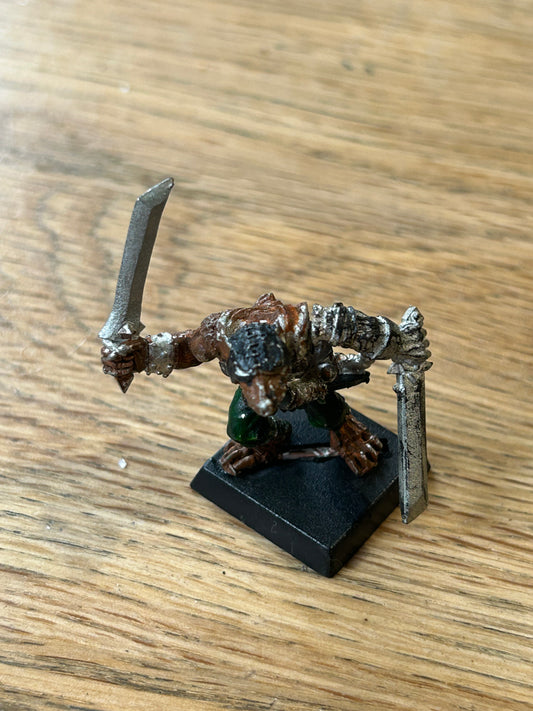 Mordheim Skaven Assassin Master - Metal painted OOP 1999 Warhammer