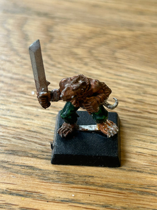 Warhammer Skaven Night Runner Metal Rat Figure Games Workshop Mordheim WHFB