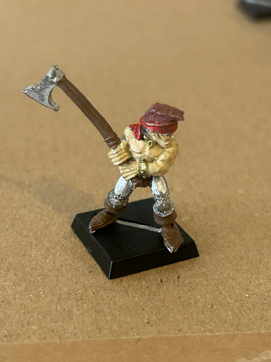 Warhammer Fantasy old world wood elf  wardancer with double handed axe
